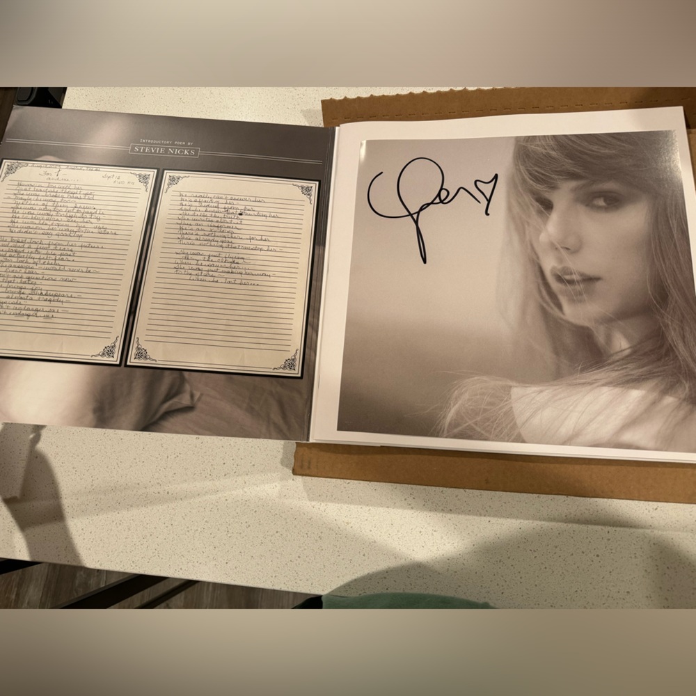 Taylor Swift Signed Vinyl